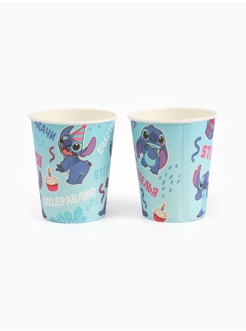 Стакан бумага 10 шт 250 мл Стич