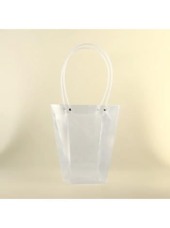 Сумка прозрачная 26 х24 х12 см трапеция