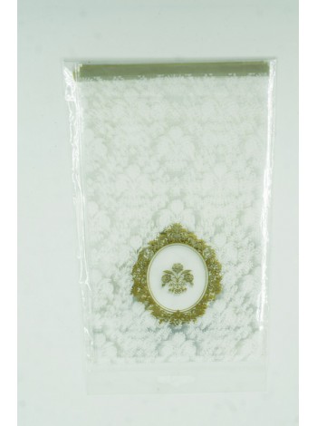 Пакет прозрачный 11 х20 см набор10 шт с рисунком Свадьба