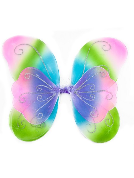 Крылья Волшебная Бабочка Градиент с блестками 50х35 см