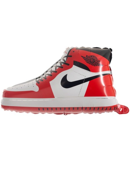 Фольга шар фигура Кеды Красно-белые Китай 24"/ 61 СМ