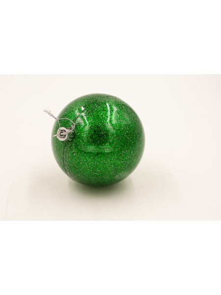 Шар пластик 10,2 см цвет зеленый
