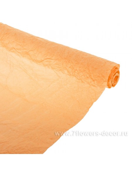 Бумага эколюкс 70-75 см х5 м водостойкая цвет оранжевый