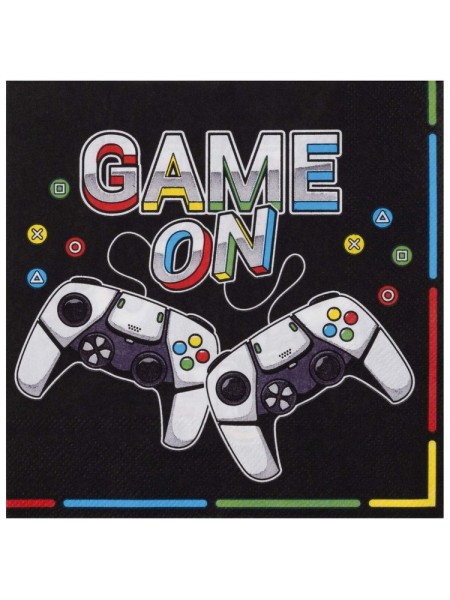 Салфетка 33 х33 см 12 шт GAME ON
