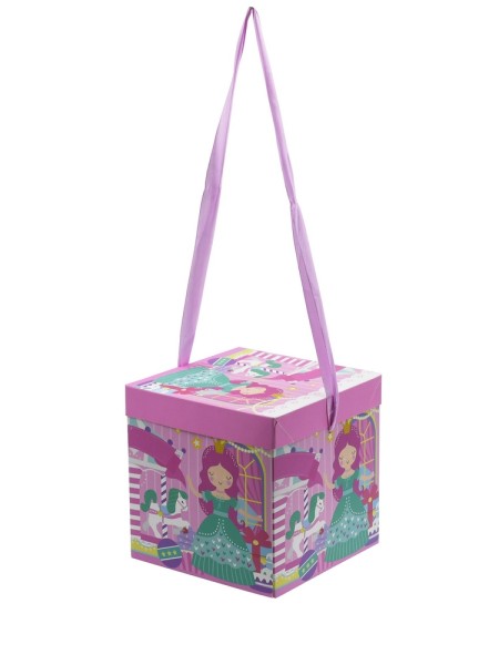 Коробка складная 15 х15 х15 см Принцесса на розовом BOX-120 HS-46-3