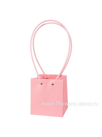 Сумка для цветов 11,5 х13 х10,5 см цвет розовый