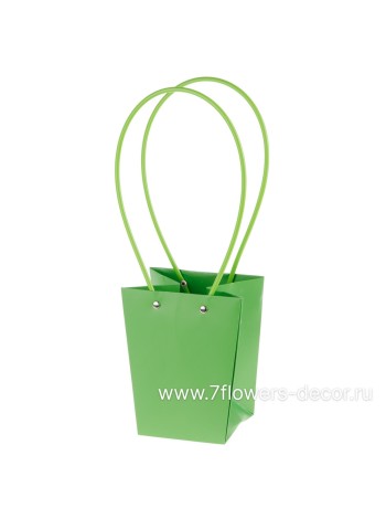 Сумка для цветов 13 х15,5 х9,5 см цвет зеленый