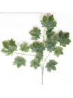 Ветка Клена крупный лист 65 см цвет зеленый HS-0046-1