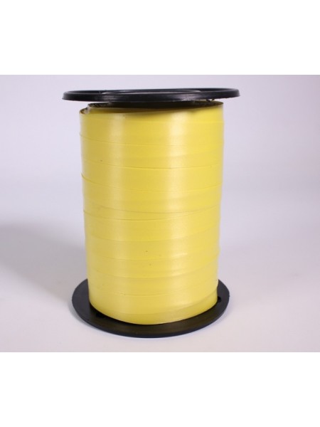 Лента полипропилен 1 см х250 м цвет желтый