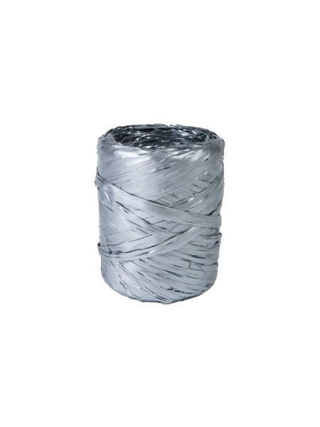 Рафия 200 м синтетическая цвет серебро PL 03 арт.00063867