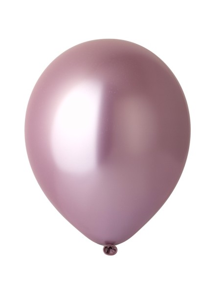 Е 12" хром Pink Light шар воздушный