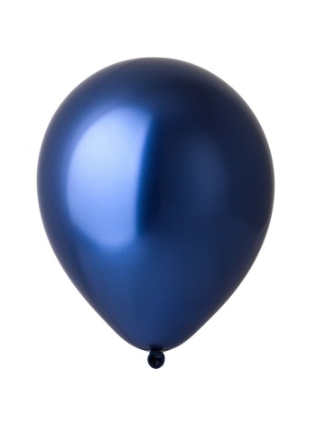 Е 12" хром Dark Blue шар воздушный