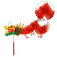 Дракон Китайский 100 см пластик/полиэтилен цвет красный HS-51-3