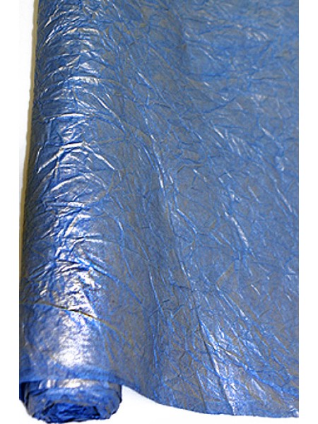 Бумага эколюкс 70 см х5 м 20/00-51 цвет кобальт с золотом