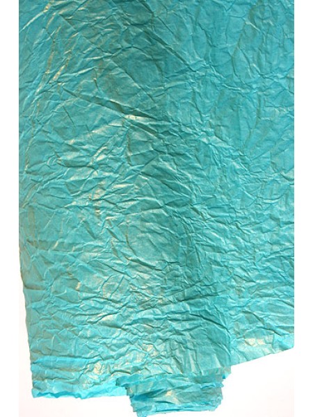Бумага эколюкс 70 см х5 м 20/00-50 цвет голубой с золотом