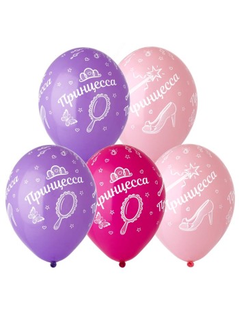 14"шелкография пастель Принцесса шар воздушный