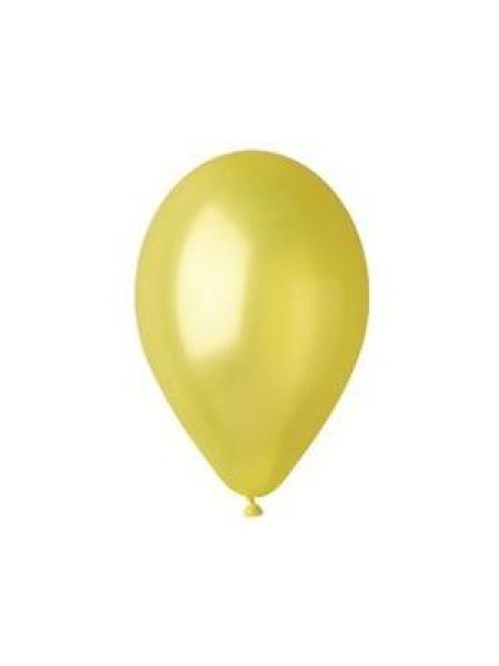 И14"/30 металлик желтый шар воздушный