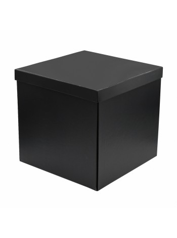 Коробка складная 29 х29 х28 см цвет черный HS-21-1