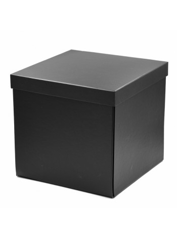 Коробка складная 24 х24 х23 см цвет черный HS-21-2