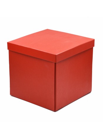 Коробка складная 24 х24 х23 см цвет красный HS-21-2