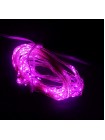 Электрогирлянда Конский хвост 180 см 10 нитей 200 лампочек цвет розовый HS-19-1
