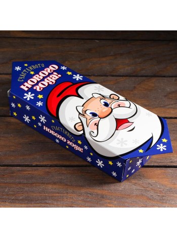 Коробка складная 11 х5,5 х20 см конфета Дед Мороз