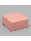 Коробка складная 15 х15 х7 см персиковая