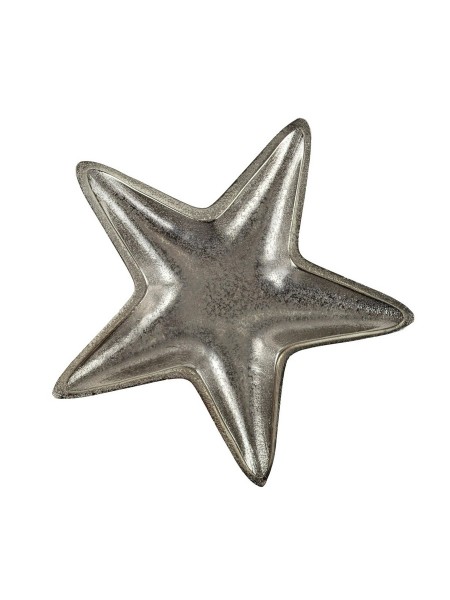 Поднос Звезда 19 х 18,5 см металл цвет серебро
