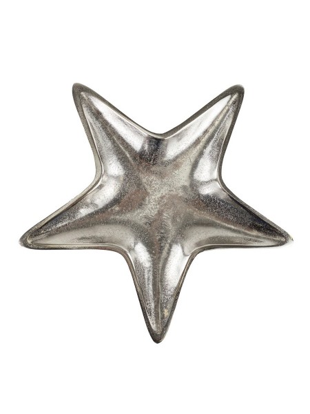 Поднос Звезда 28 х 27,5 см металл цвет серебро