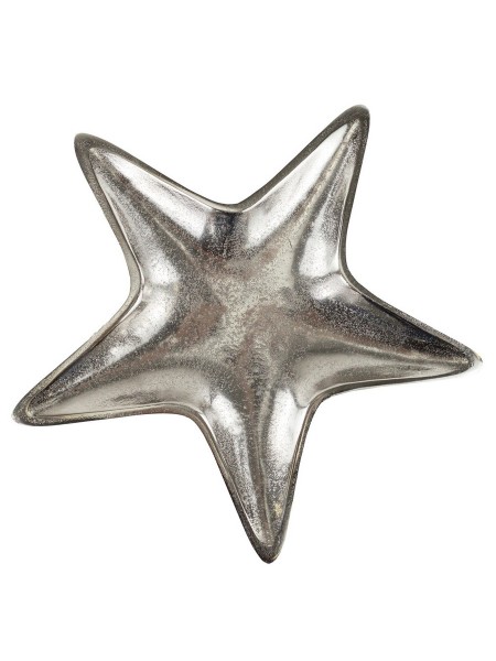 Поднос Звезда 33,5 х 32 см металл цвет серебро