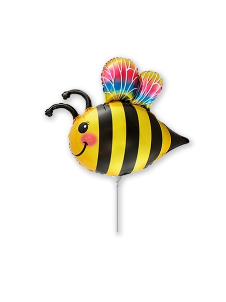 Фольга шар Пчела веселая 12"/30 см 1шт Испания