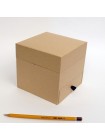Коробка картон 13 х13 х13 см шкатулка цвет МИКС