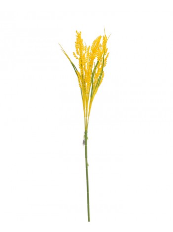 Пшеница ветка 63 см пластик цвет желтый HS-64-47