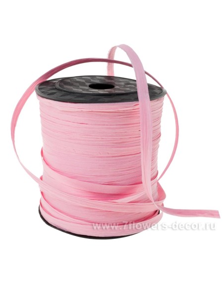 Рафия бумажная 3 см х100 м цвет розовый Арт LFC3100-G23
