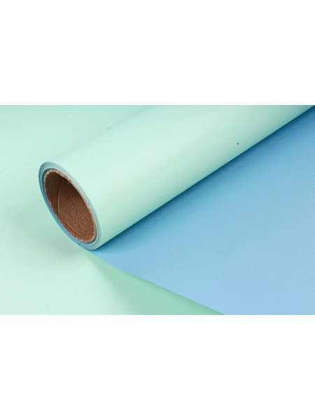 Пленка 60 х10 м цвет серо-голубой/салатовый матовая двухцветная