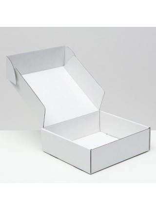 Коробка складная 22,5 х21 х7 см цвет белый