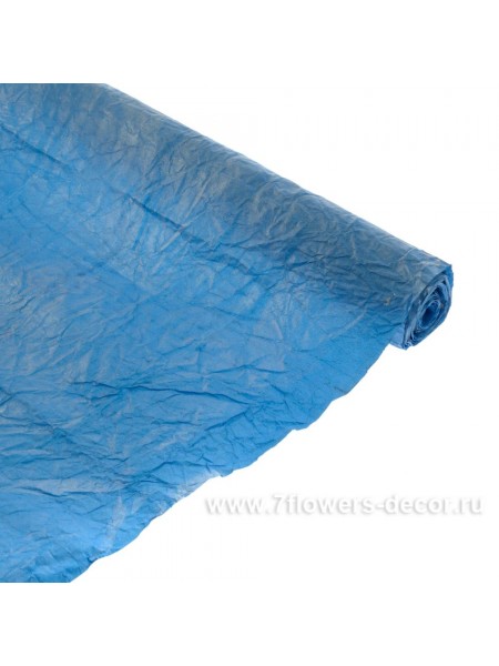 Бумага эколюкс 70-75 см х5 м с серебром цвет темно-синий арт ЕР-24S