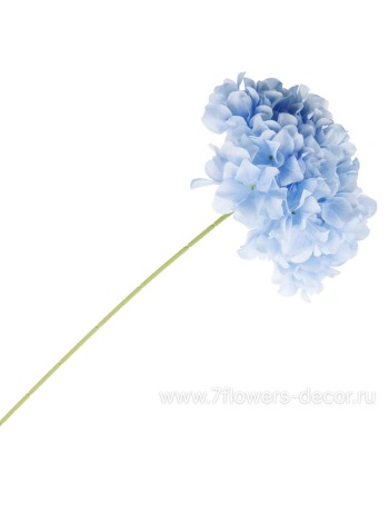 Гортензия 78 см цветок искусственный цвет синий
