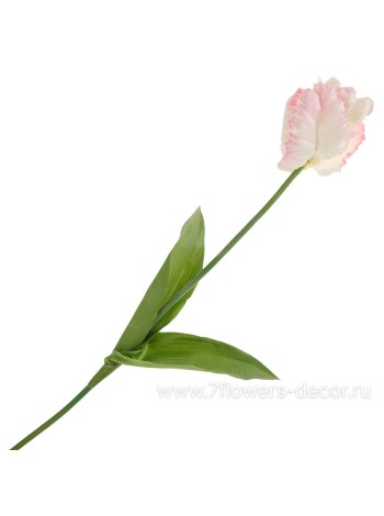 Тюльпан 66 см искусственный цвет светло-розовый