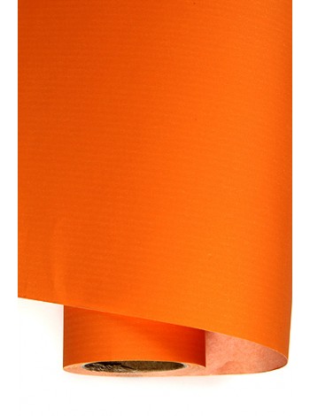 Бумага крафт 100 см х10 м 11/35 дольче однотонный цвет оранжевый
