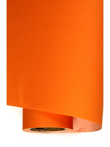 Бумага крафт 11/35 дольче однотонный 100 см х 10 м цвет оранжевый