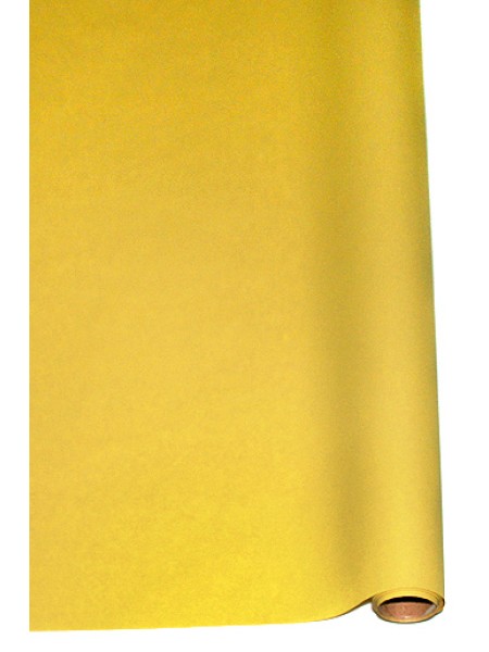 Бумага пергамент 70 см х10 м 40 г/м2 02-30 на крафт основе цвет желтый