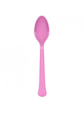 Ложка пластик набор 20 шт New Pink