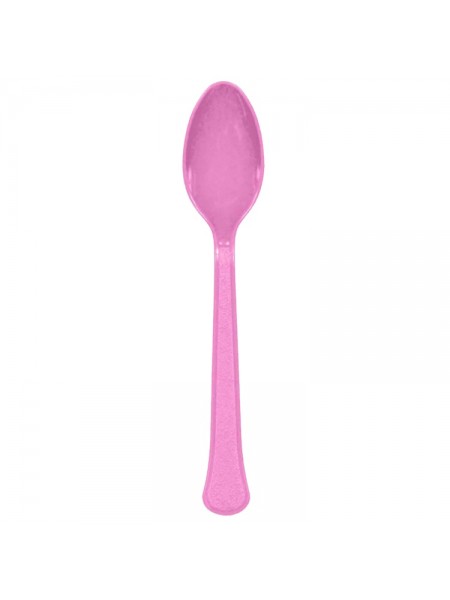Ложка пластик набор 20 шт New Pink