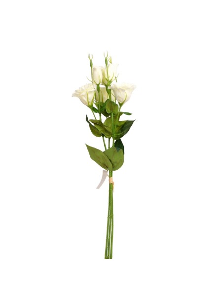 Лизиантус 50 см цветок искусственный цвет белый HS-6-22