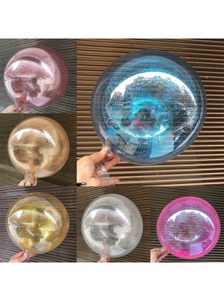 Шар сфера Bubble 24"/60 см с конфетти