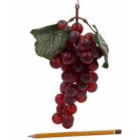 Виноград гроздь 25 см цвет красный HS-1-42-5