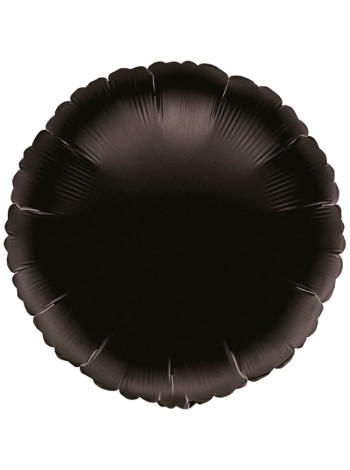 Фольга шар Круг 18"/46 см пастель Black  Anagram