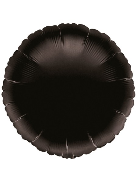 Фольга шар Круг 18"/46 см пастель Black  Anagram