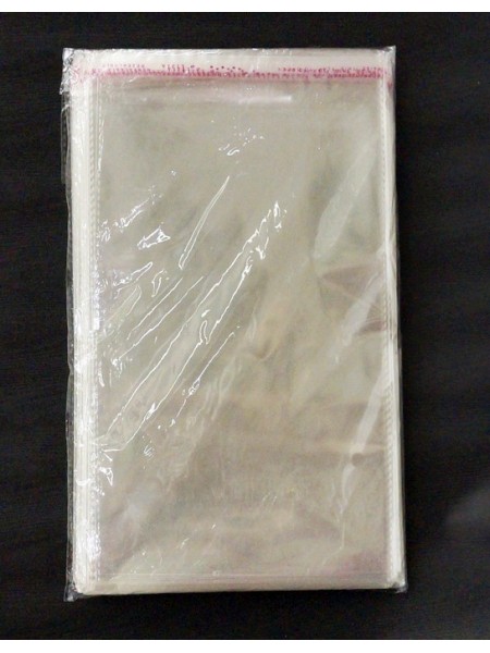 Пакет прозрачный 16 х25 (+3) см со скотчем 1/200 шт